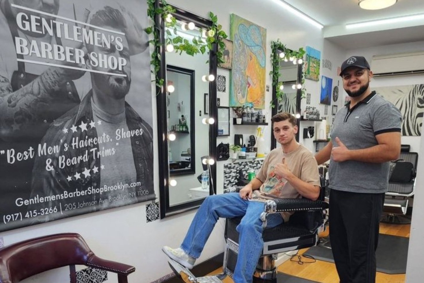 Contact Gentlemen’s Barbershop Brooklyn