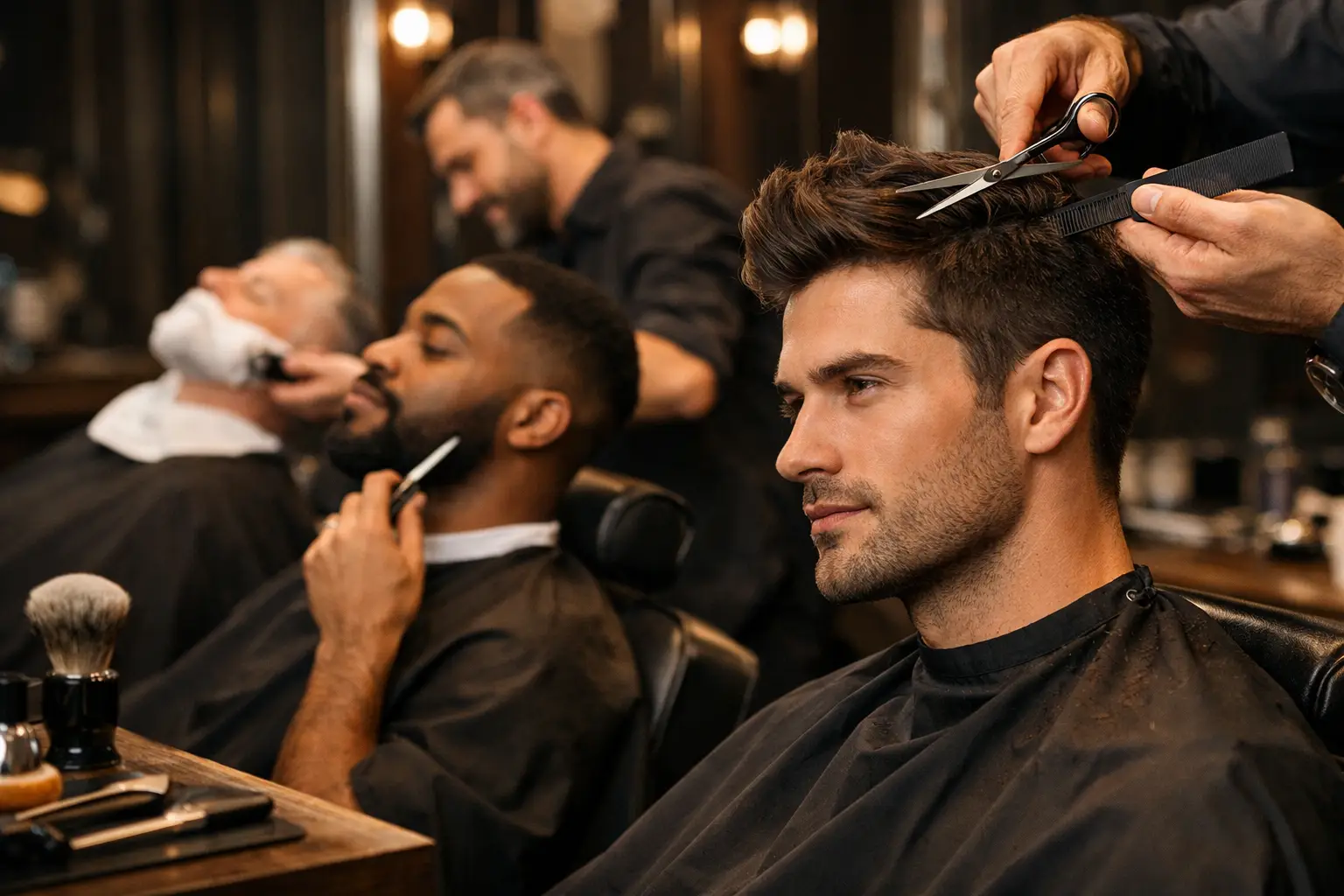When a Scissor Cut for Men Is the Right Move