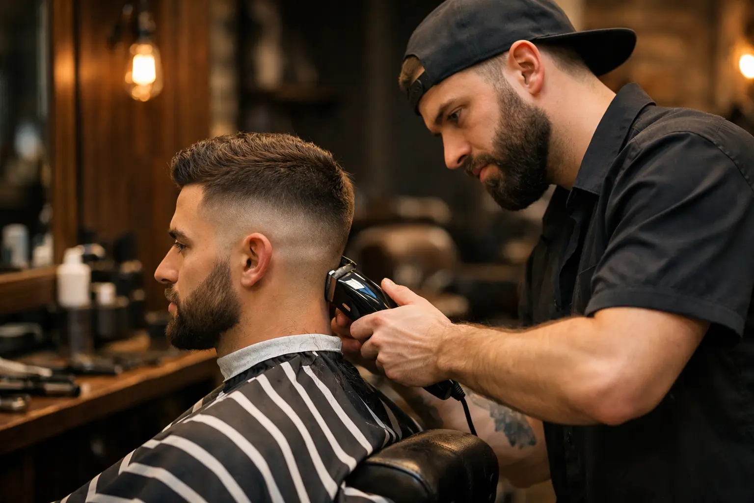 How to Maintain a Skin Fade Between Barber Visits
