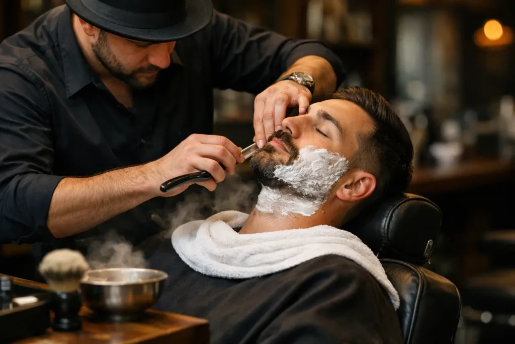 Straight Razor Shave Brooklyn Experience